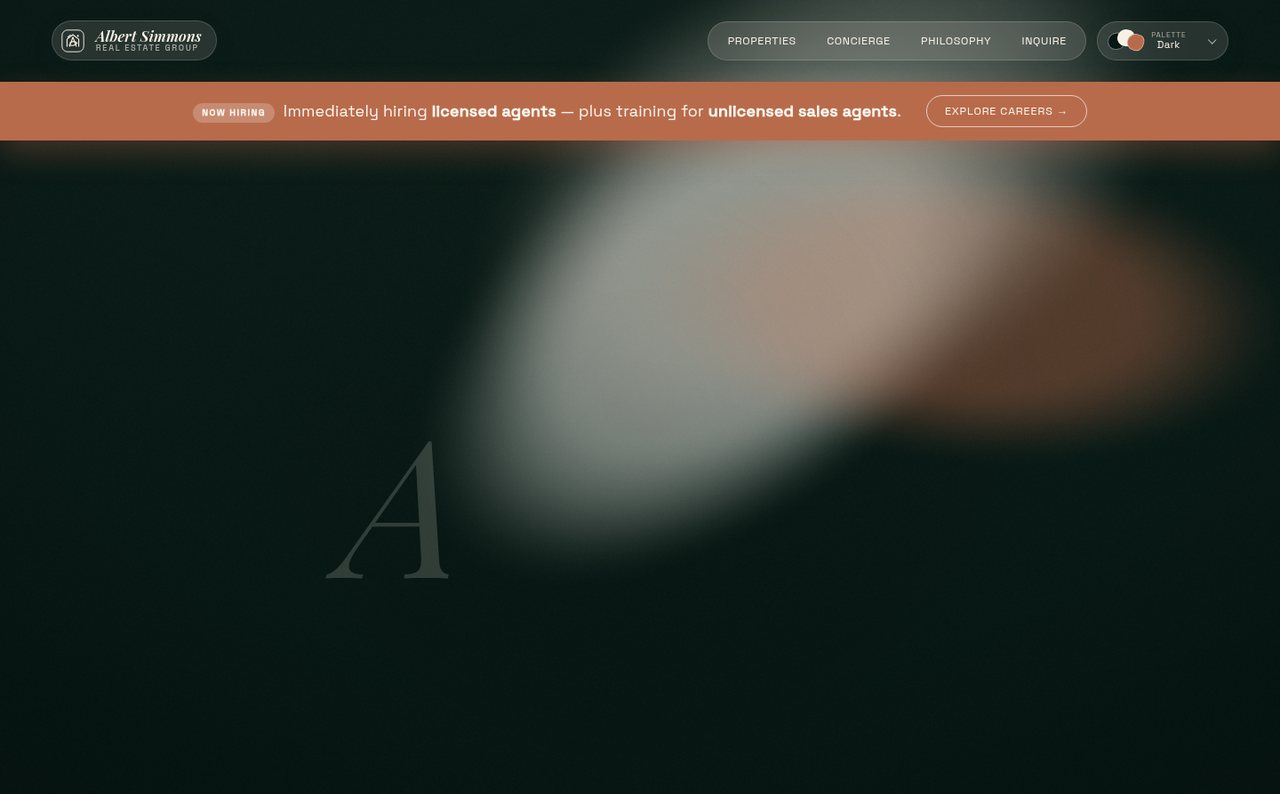 Albert Simmons Real Estate project preview